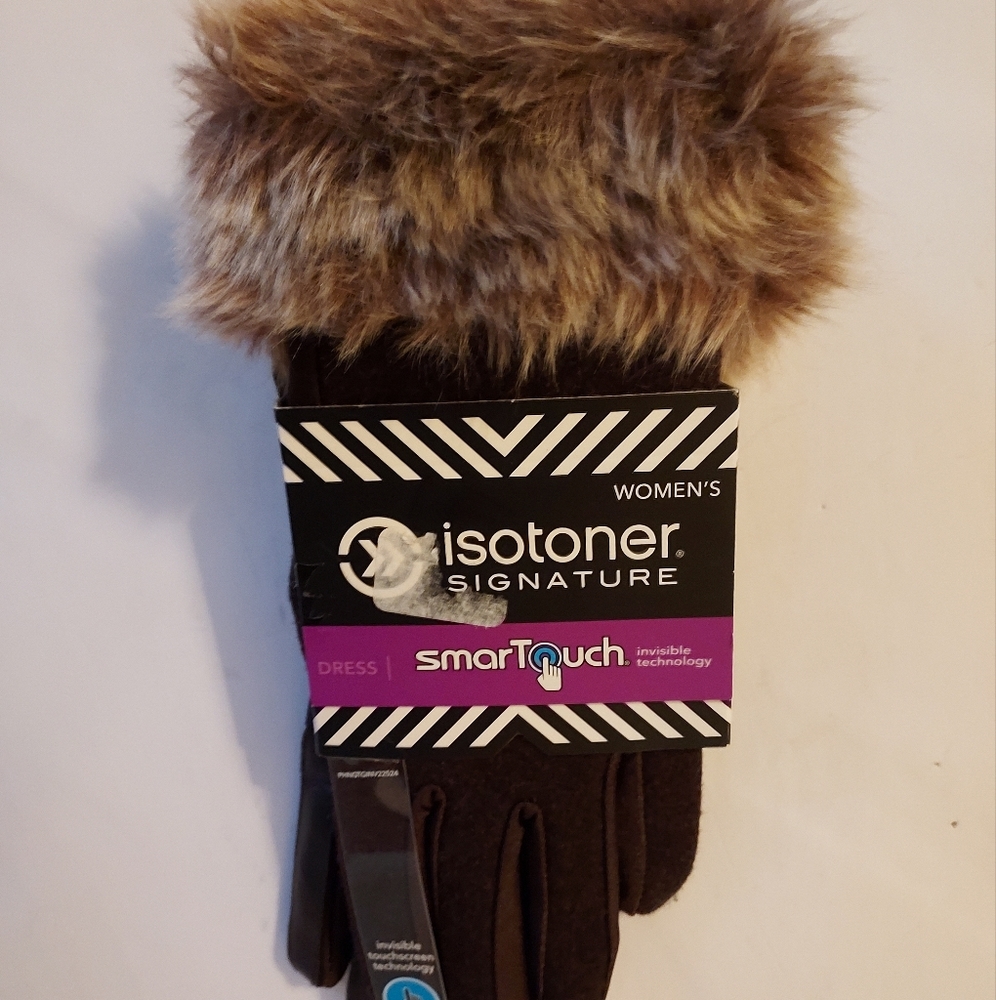 New Isotoner Signature Smart Touch Gloves Sz XS